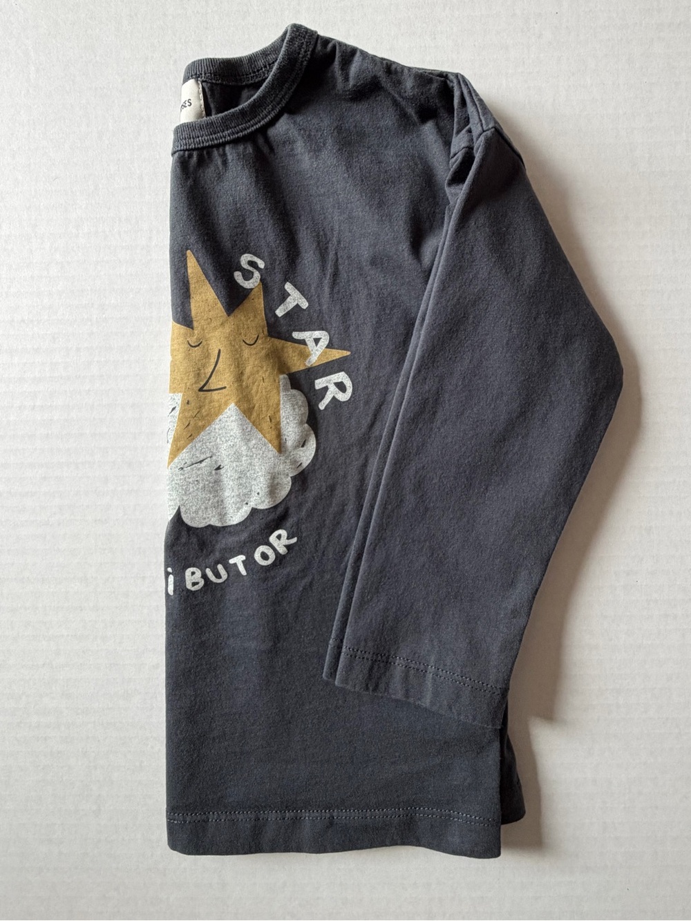 Bobo Choses Lucky Star Graphic Long Sleeve Tee Size 6-7Y 122cm